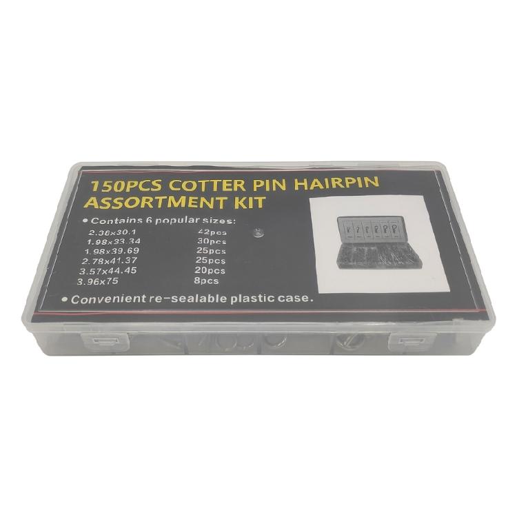 150Pcs Spring Steel Safety Split Clip Replacement Retainer Pins Retaining Pins Tractor Cotter Pins Easy Installation