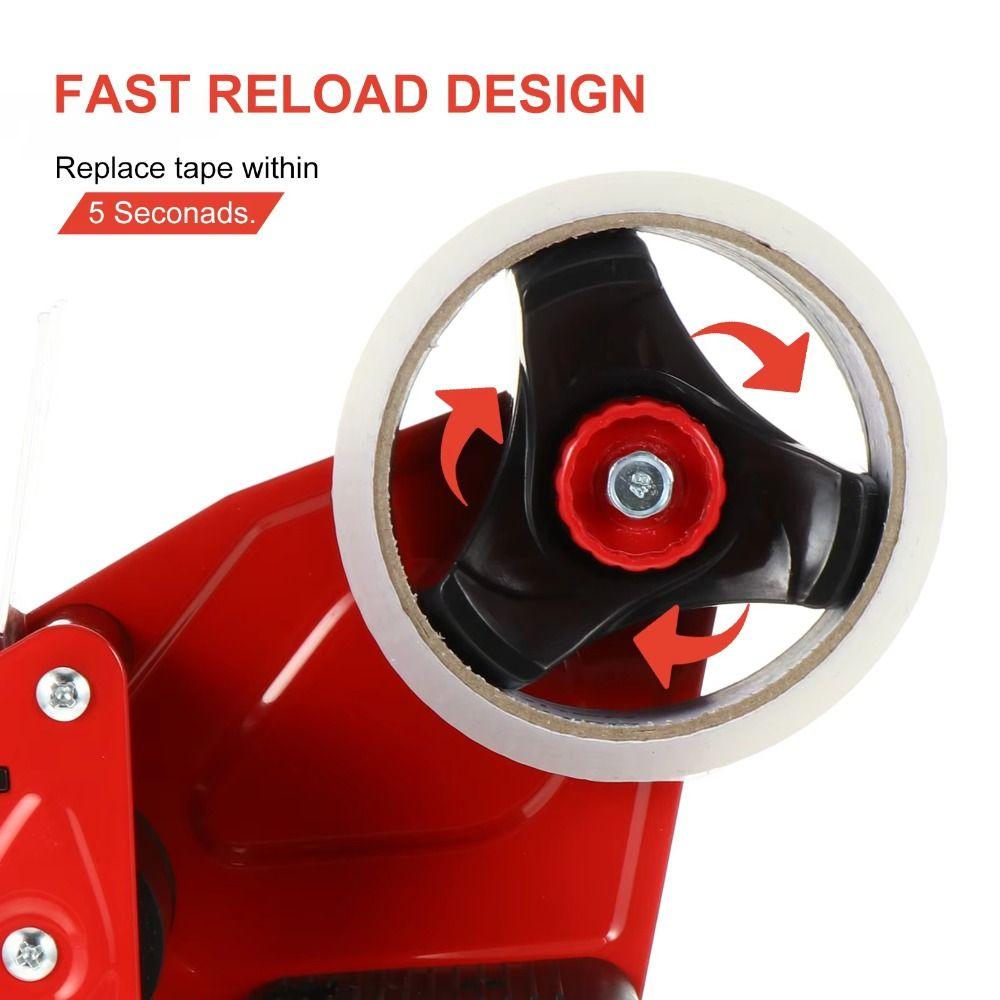 7.5cm Width Roller Tape Dispenser Comfortable Handle Roller Tape Cutter  Stationery