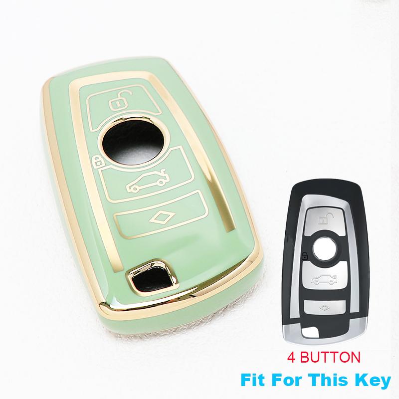 Tpu Car Key Case Cover For Bmw 1 3 5 7 Series X1 X3 X4 X5 F10 F15 F16 F20 F30 F18 F25 M3 M4 E34 Protector Shell Fob Accessories