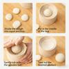 Dumpling Skin Maker Wooden Mold And Ball Set Manual Dough Skin Presser Hand Pie Rolling Tool for Easily Cooking