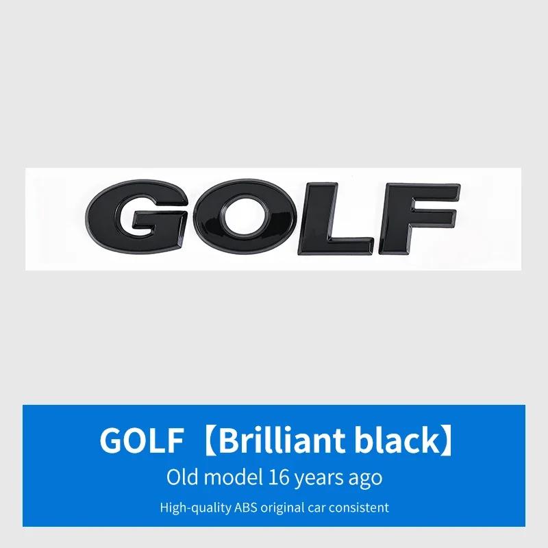 

1Pc Rear Trunk Emblem Badge Sticker ABS Plastic Silver and Black for POLO GOLF TOUARGE Logo 2016-2024 Decorative