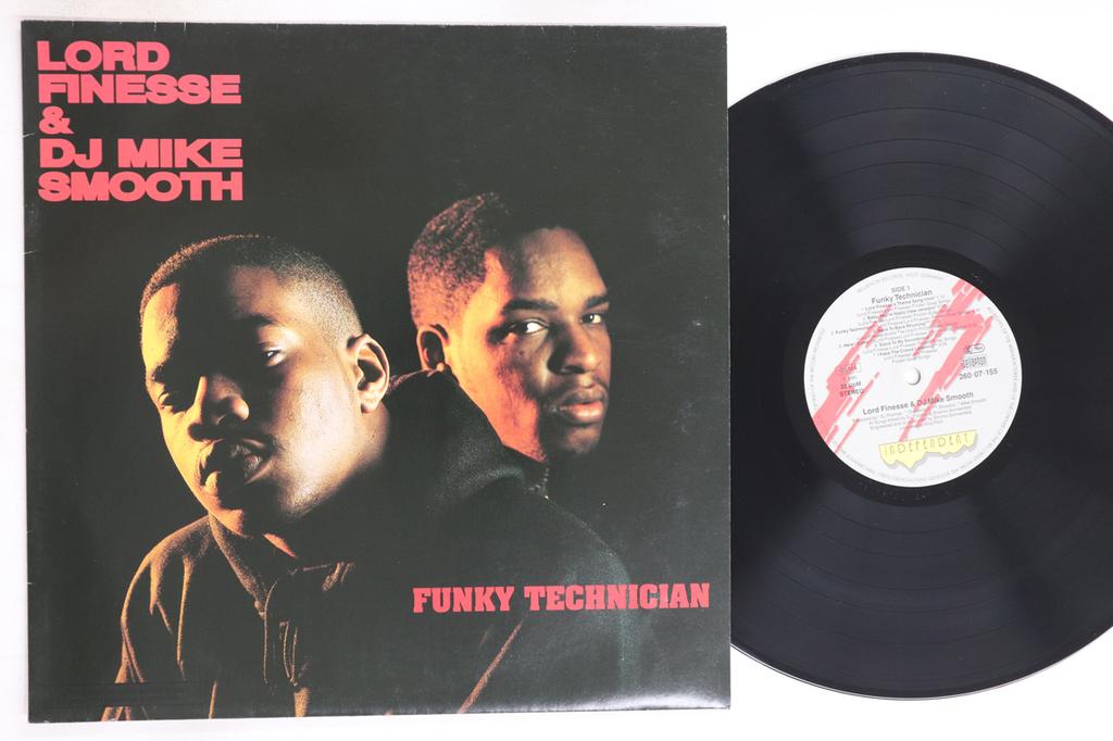 LP Record LORD FINESSE, DJ MIKE SMOOTH - Funky Technician 26007155 BELLAPHON 1990 Germany Rap & Hip-Hop/R&B Used