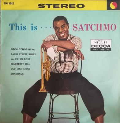 10inch Record LOUIS ARMSTRONG  This Is... SATCHMO SDL3012 DECCA Japan Jazz Used