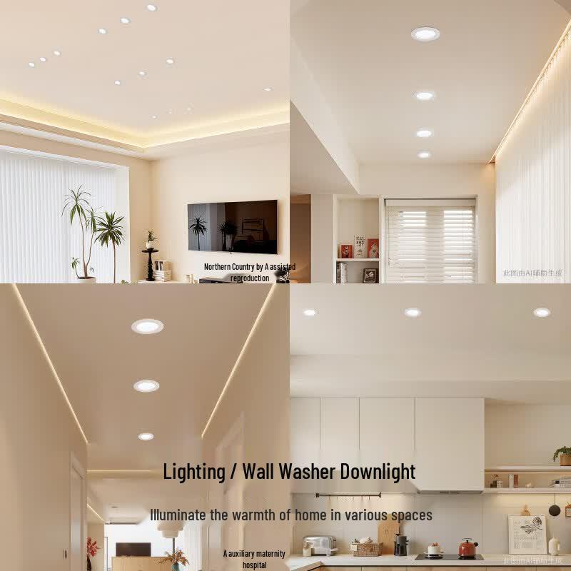 OPPLE Elegant White Ultra-Thin Recessed LED Downlight