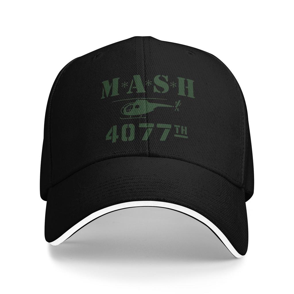 MASH 4077  Baseball Cap  Design Print Trucker Hat Summer Women Men Kpop Rock Baseball Caps