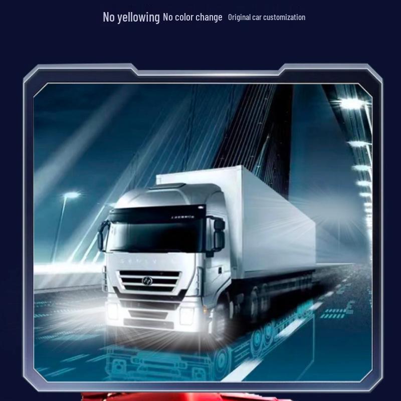 Jiefang JH6 LED Headlight Assembly: Super Bright Dual Lens with Daytime Running Lights & Flowing Turn Signals