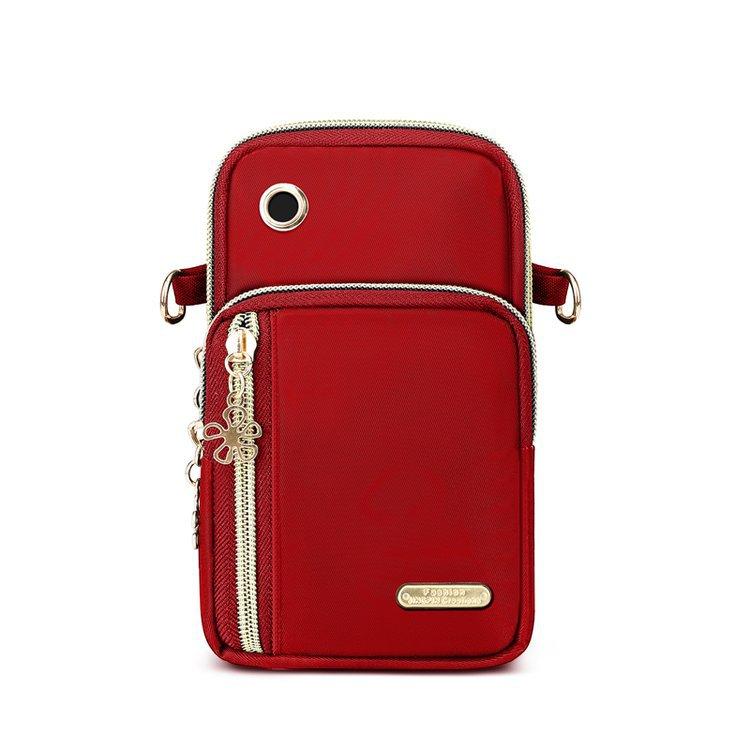 

Simple Vertical Casual Mobile Phone Bag Female Oxford Cloth Light Messenger Bag Outdoor Commuting Portable One Shoulder Small Square Bag