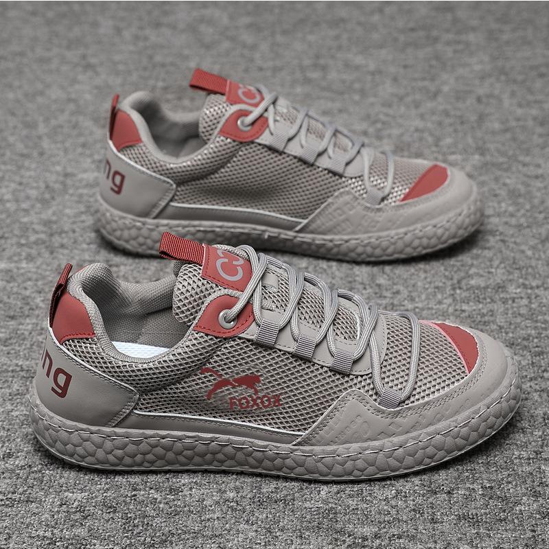 Casual shoes summer new trendy shoes fashionable versatile breathable fly-woven niche mesh shoes
