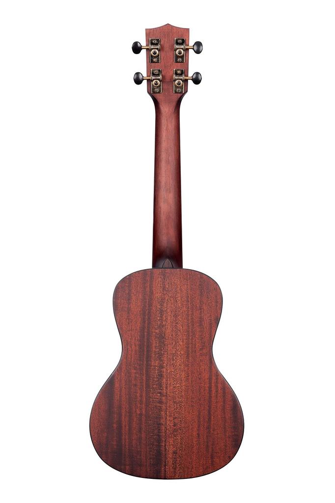 KALA Konzert-Ukulele, Satin Solid Mahogany Series, Korpus komplett aus massivem Mahagoni, KA-SMH-C (Fall enthalten) []