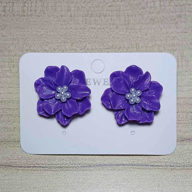 925 Silver Needle Crystal Pearl Leaf Flower Earrings For Women Jewelry Trending New Fresh Rural Style Stud Earrings Gift
