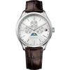 Oliver Silver Brown Leather Men's Quartz Watch 1791304