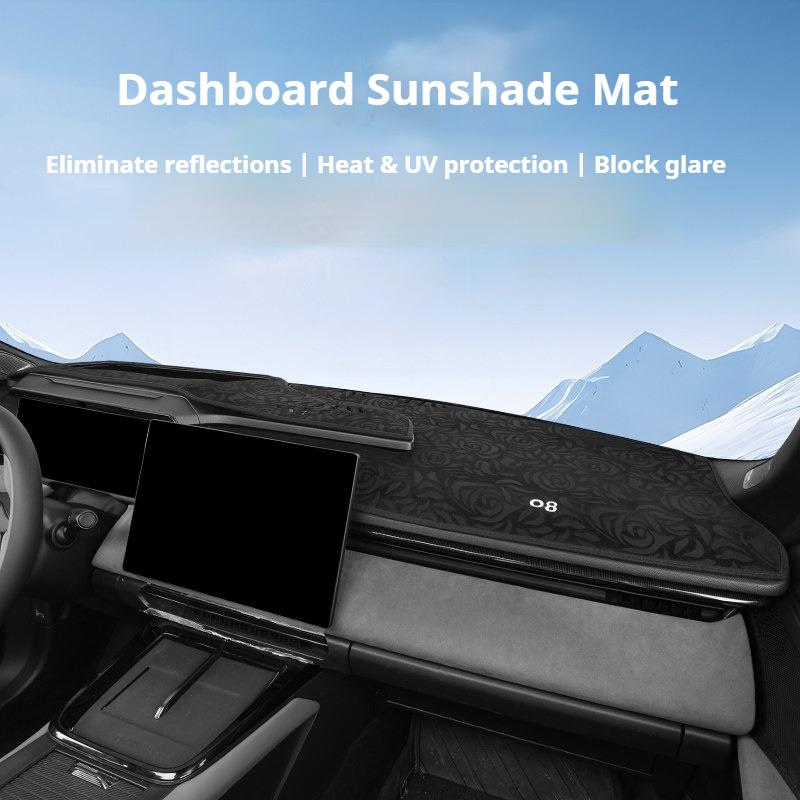 Fit For Lynk & Co 08 Dashboard Anti‑Glare Mat Center Console Sun Shade Heat Insulation Pad Interior Decor Car Accessories