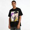Chinese Style Anime Couple Print Short Sleeve T-Shirt Unisex Loose Casual Trendy Top Pure cotton T-shirt