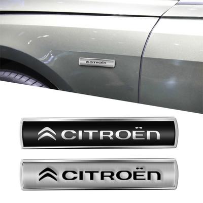 3D Metal Styling Car Rear Trunk Body Fender Emblem Decoration Sticker For C4 C3 C5 C1 Berlingo Celysee Cactus Picasso