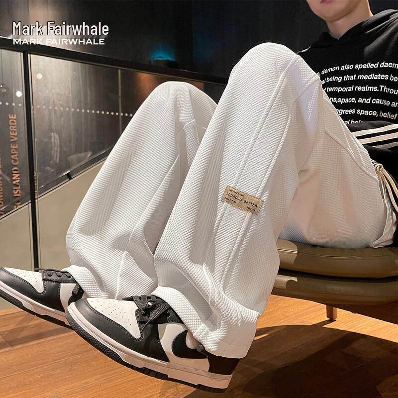 

Mark Fairwhale Men s Loose Straight-Leg Casual Pants 4XL