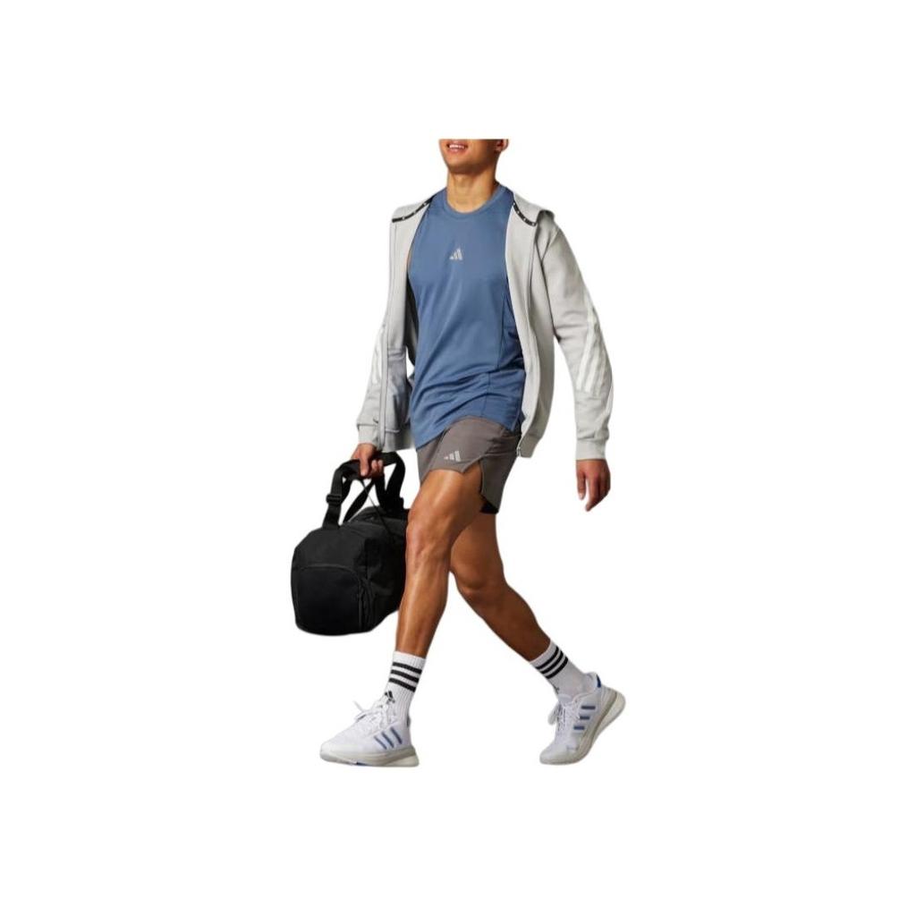 Adidas Heat.Rdy Logo Loose Moisture-Wicking Round Neck Sleeveless Tank Top Men Tops Blue IS3713