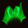1 Pair Breathable Green Gloves Anti-Slip Neon Glove Work Gloves Fluorescent Gloves  Birthday Decor