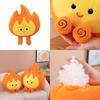 Cute Cartoon Flame Plush Toy Pillow Adorable Fire Element Stuffed Cushion Gift For Her