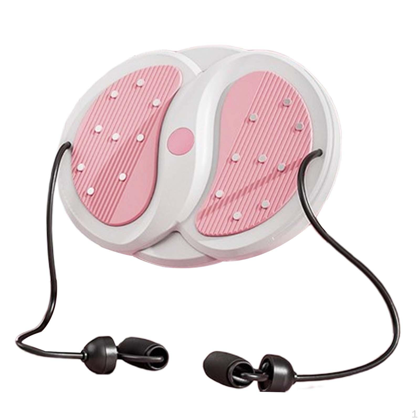 Waist Twist Disc Balance Board Silent Rotating Massage Plate Twisting Pink 350Kg Load