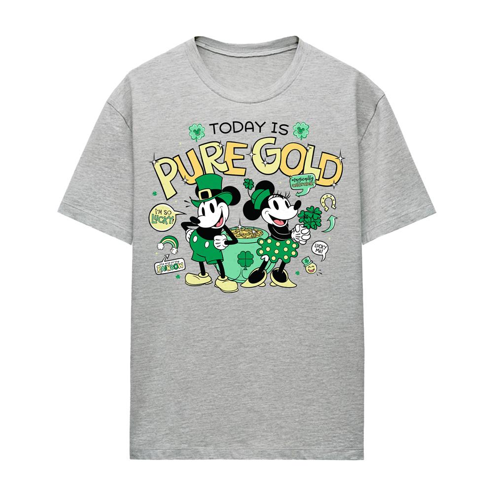 Disney Womens/Ladies Heather St Patricks Day T-Shirt