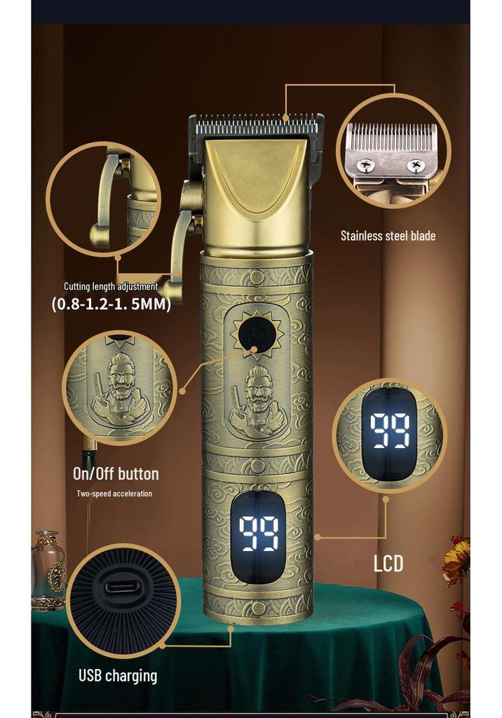 Professional Electric Hair Clipper for Barbers and Home Use