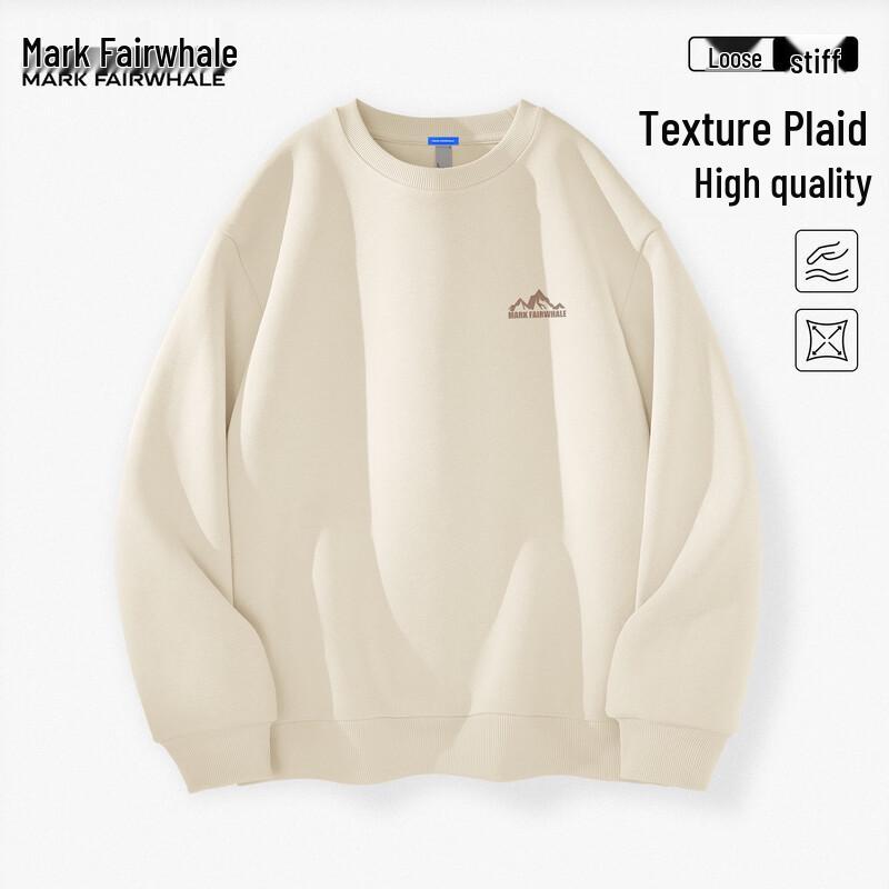 

Мужской свитшот Mark Fairwhale 2025 в американском уличном стиле, свободного кроя, с круглым вырезом M (170)