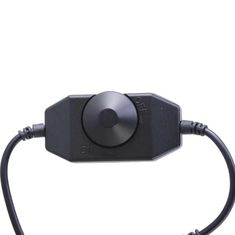 DC5V Stufenlose USB Manuelle Drehknopf LED Dimmschalter für LED Streifen Licht Helligkeitsanpassung USB Lüfter Geschwindigkeitsregler
