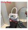 Fashion Korean Style Small Pu Handbag With Top Handle For Daily Casual Use