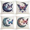 Fantasy and Mysterious Moon Printed Sofa Pillow Living Room Decorative Seat Cushion Pillow