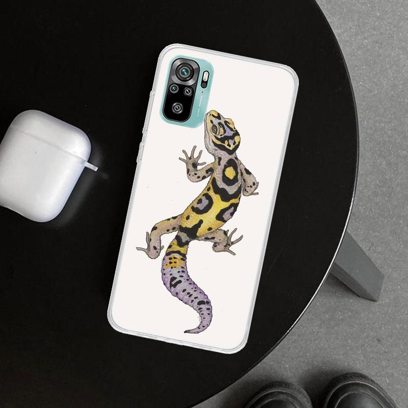 Lizards Geckos Phone Case Cover for Xiaomi Redmi Note 15 14 13 12 11 Pro Plus 14S 12S 11S 11T 11E 10S 10 Customized Fundas Redmi