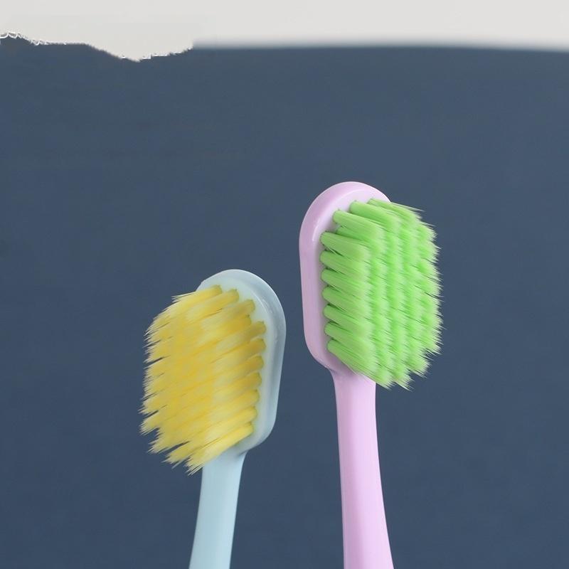 Pacote de 8/16 Escovas de Dentes em Cores Aleatórias, Escovas de Dentes Domésticas Embaladas em Balde, Escovas de Dentes de Viagem, Escovas de Dentes da Série de Cores Dopamina, Gentis com as Gengivas,