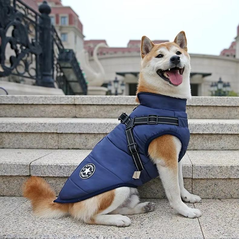 ZC1950 Clothing Clothes Pet Coat Dog Harness with for