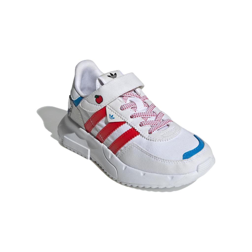 adidas Hello Kitty X Originals Retropy F2 Cf El C Klasyczne Rzepy Antypoślizgowe Odporne na Ścieranie Oddychające Niskie Codzienne Buty Trampki Dziecięce GX9231