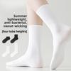 Summer Lightweight Ankle-length Socks, Versatile Plain-colored Sports Stockings, Women's Short Cotton Socks Without Bones