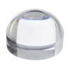 Loupe Acrylique Entièrement Transparente 8X avec Grossissement Très Clair Convient pour les Livres et les Décorations