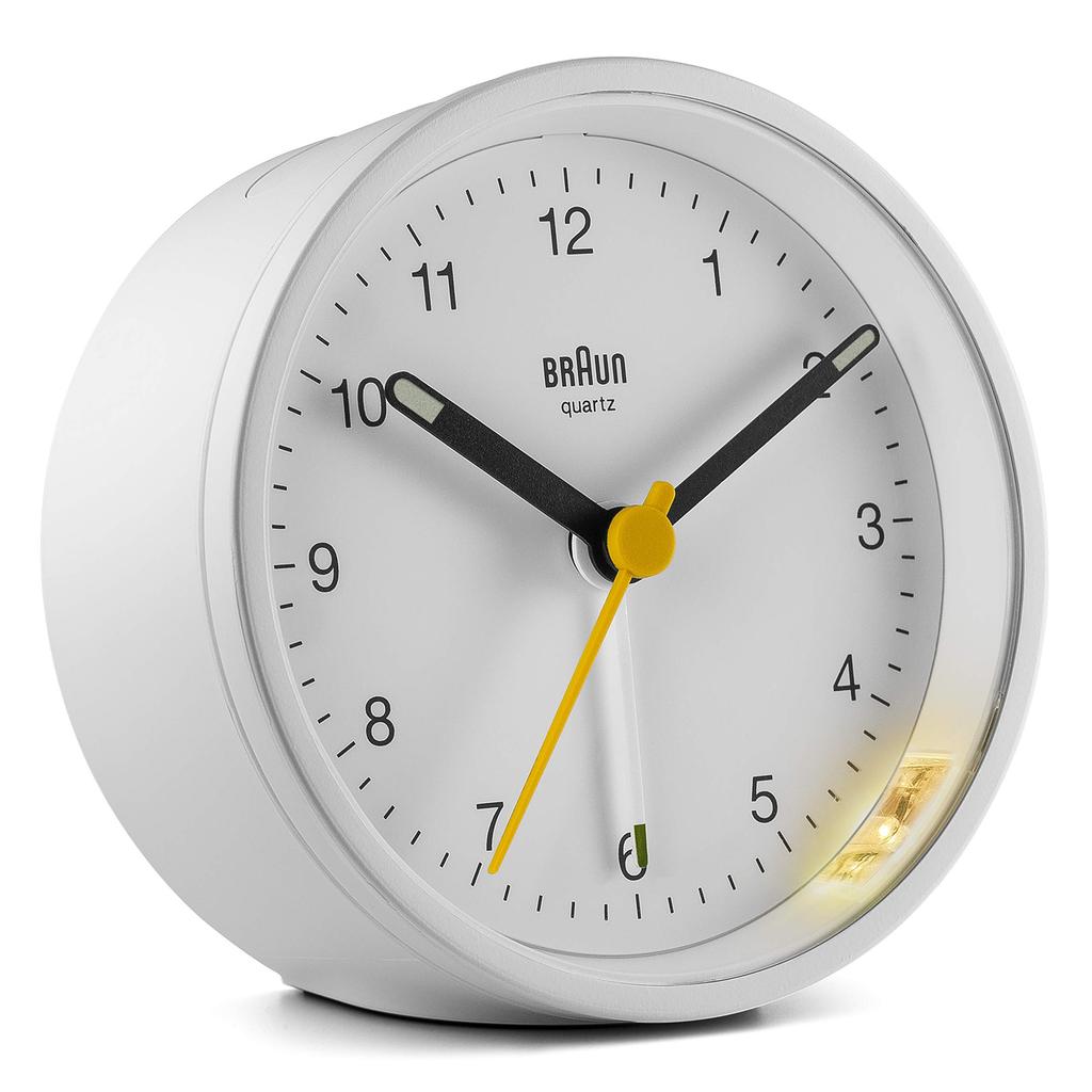 BRAUN Analog Alarm Clock BC12W