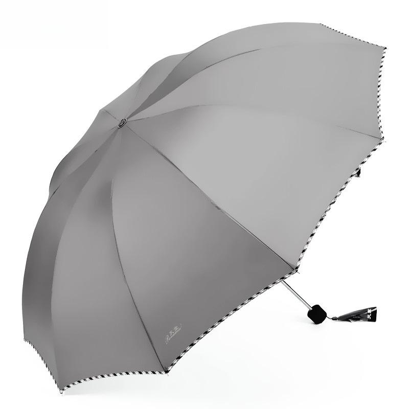 Large Folding Umbrella for Two or Three People with Sun Protection and Anti-UV Features