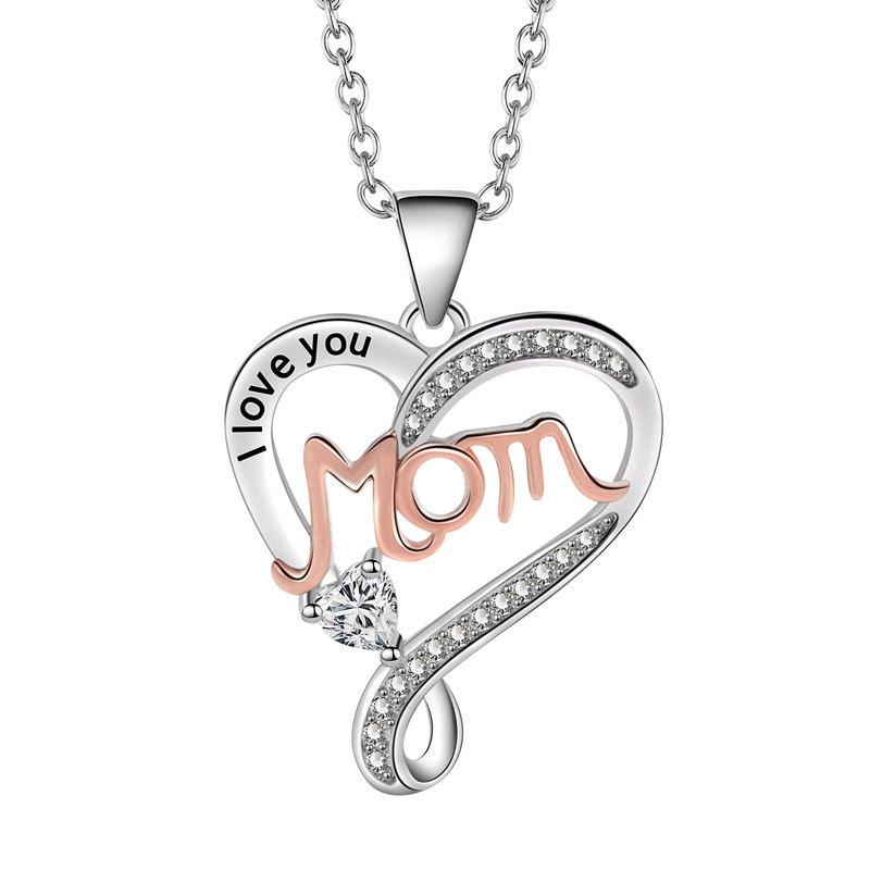 Eternal Heart Delicate Clavicle Necklace For Women Versatile Birthday Gift Elegant Pendant Jewelry Accessory