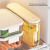 4L Refrigerator Drink Dispenser With Spigot Leakproof Cold Water Jug Juice Lemonade Container Iced Tea Pitcher for Home Party