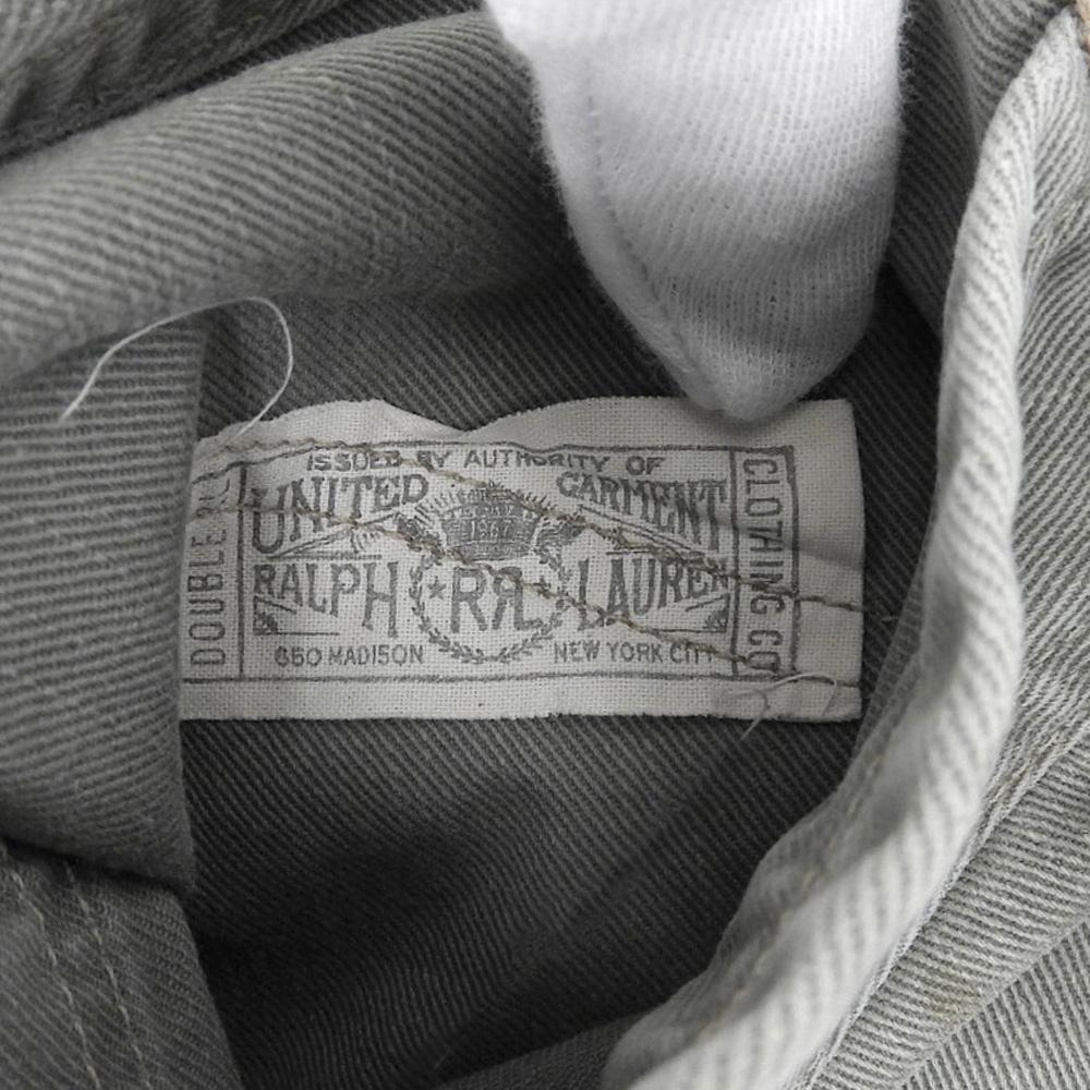 RRL Men's Button Fly Chino Pants, Khaki, Cotton, Size 32x32 Bottoms 32x32 khakiUsed