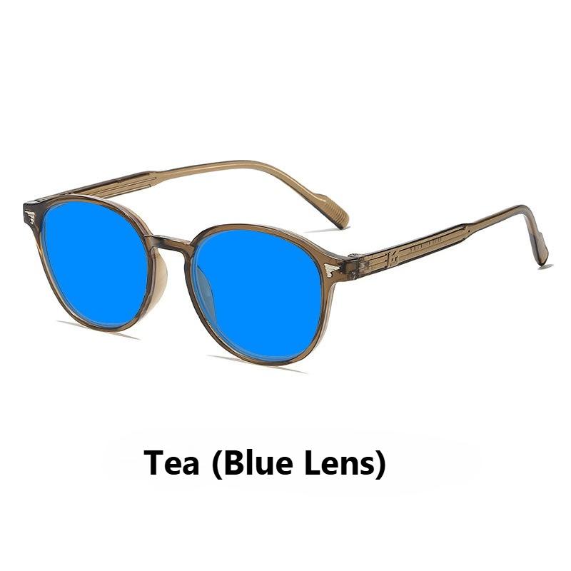 Occhiali Blocca Luce Blu con Lente Viola Tè Blu per Uomo Resistenti ai Raggi UV Occhiali da Gioco per Protezione degli Occhi e Uso del Computer