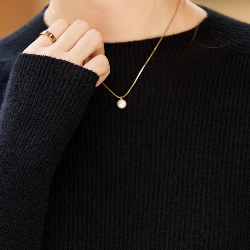 Women's Elegant Luxury Cashmere Blend Half-High Neck Sweater