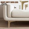 4Pcs Metal Furniture Legs 200kg Load-capacity Rust Resistant Easy To Install Triangle Furniture Feet DIY Replacement Parts