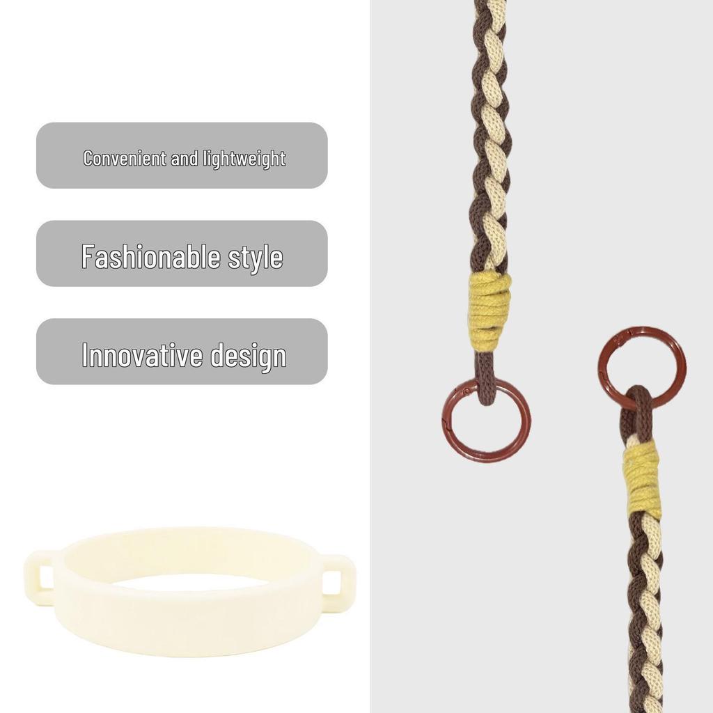 Stanley Multi-purpose Hand-woven Wrist Strap for Water Bottles, Kettles, and Thermos Flasks with Pendant
