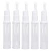5 Pcs Airless Pump Jars Travel Foundation Container Eye Cream Dispenser Empty Refillable Cosmetic Pu
