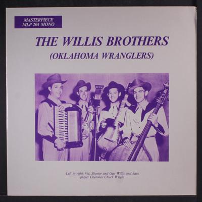 LP Record WILLIS BROTHERS  The Willis Brothers  Oklahoma Wran MLP204 Masterpiece Unknown CountryFolk Used