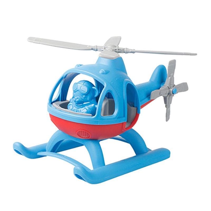 Durable Plastic Aircraft Model Toy Cartoon Beach Airplane Wwii Fighter Jet Helicopter Red/blue