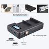 2 Slots Camera Battery Charger LCD Display Battery Charger for Sony NP-FZ100 NP-FW50 NP-FV100 NP-F960 NP-F970 Camera Batteries