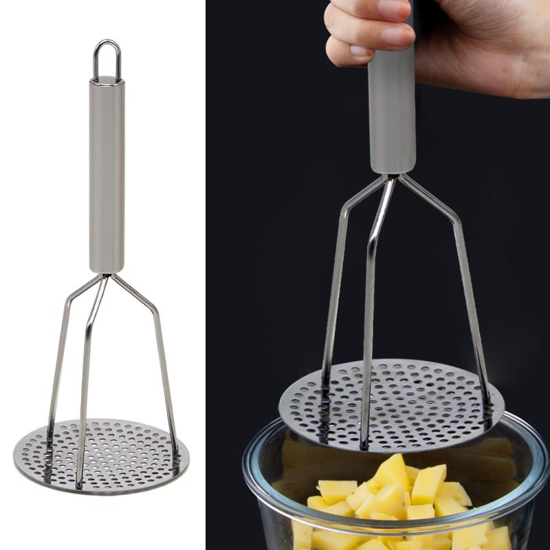 1Pc Stainless Steel Potato Masher Press Food Mashing Tool for Mashed Potatoes Vegetables Household Kitchen Cooking Gadget 4
