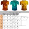 Godzilla King Of The Monster Men Short Sleeve Tops 3d Print Casual T-shirt Tee